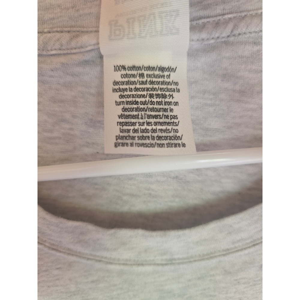 Victorias Secret PINK Long Sleeve Rainbow Rhinestone Graphic T-Shirt Gray XL - Picture 4 of 5